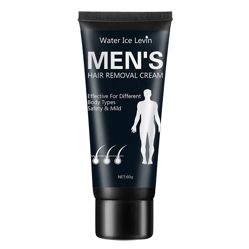 Hair Removal Cream, Quick Removal in Five Minutes, Wipes Clean, Moisturizing and Nourishing, No Black Spots, Long-Lasting Effect, Suitable for Hair Removal on the Entire Body, Hypoallergenic, Unisex Oasis Select 60g Bottle