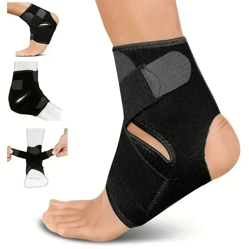 Wrapped Adjustable Ankle Protection Fitness Basketball Mountaineering Ankle Protection Cover Breathable Pressure Strap Oasis Select