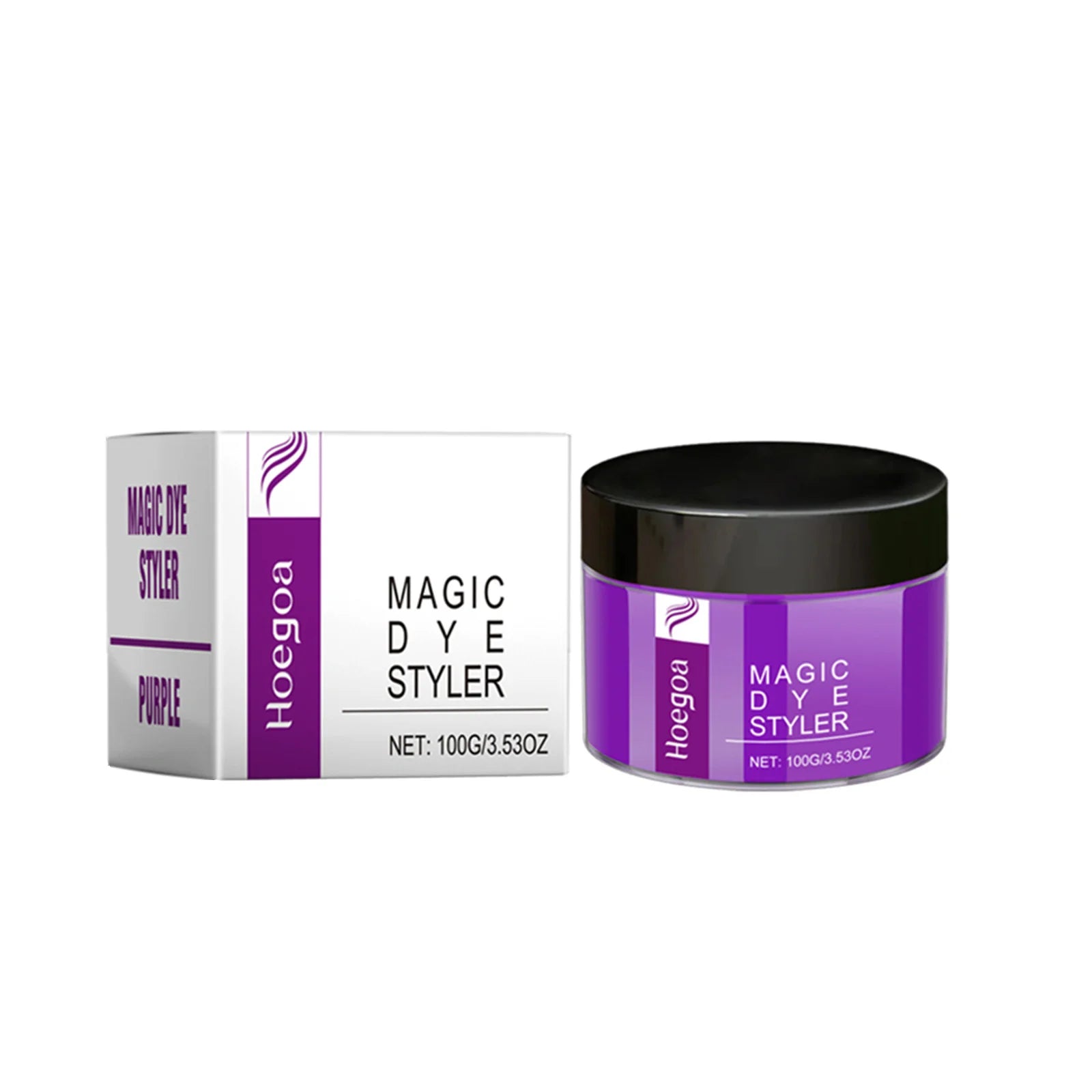 6 Colors Hair Color Wax Dye White Blue Brown Hair Natural Matte Nourish Long-Lasting Hair Coloring Styling Cream For Women Men Oasis Select Purple