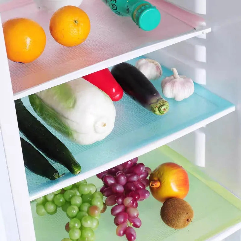 Fridge Mat EVA Waterproof Washable Mildew Kitchen Pad Anti-oil Cabinet Drawer Placemat Refrigerator Liner Mat Oasis Select