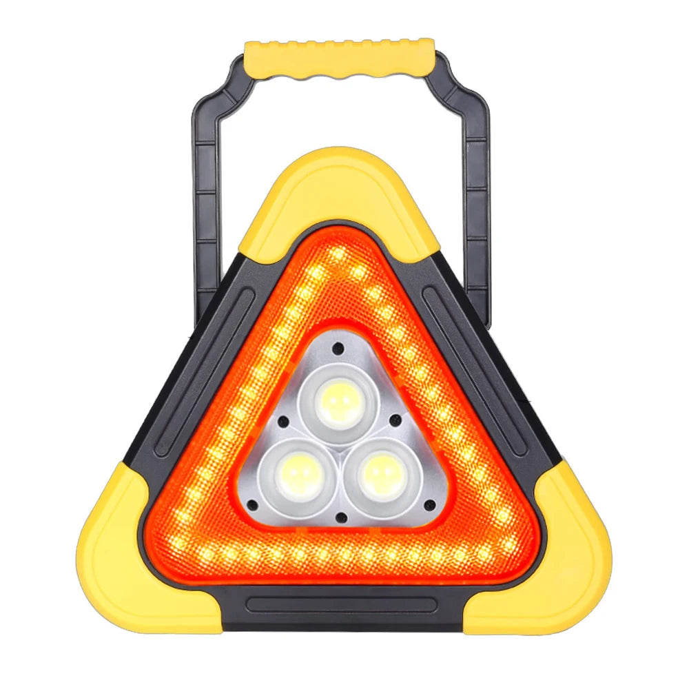 COB 30W Rechargeable Triangle Emergency Car Work Light 1500LM