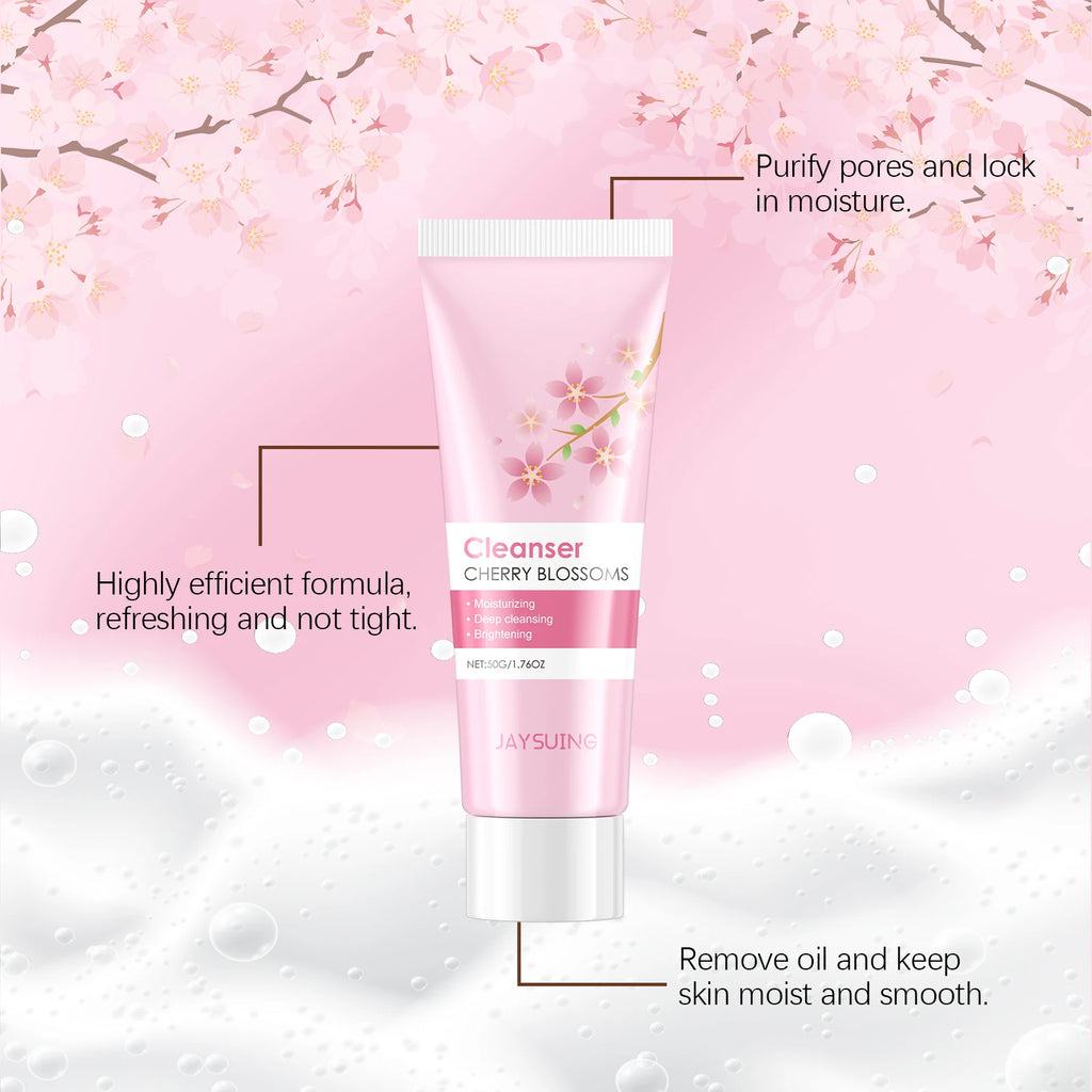 Eelhoe Cherry Blossom Facial Cleanser – Oil Control & Hydrating Facial Cleanser Oasis Select