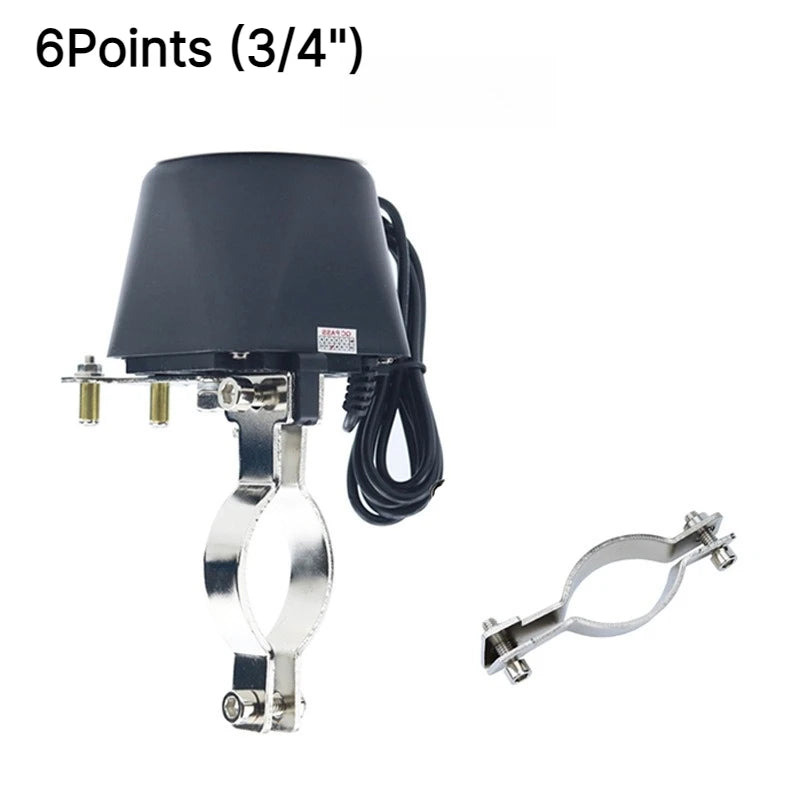 Adjustable Manipulator Shut Off Ball Valve 1/2" 3/4" 1" Electric Automatic DN15/DN20/DN25 for Alarm Gas 12V 1A Water Pipeline Oasis Select 3l4 Black