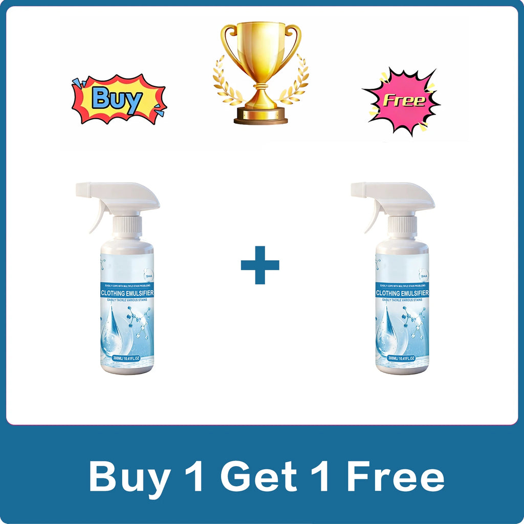 Clothes Stain Remover Spray 308ml – Fabric-Safe Laundry Cleaner Laundry Stain Remover Oasis Select Buy 1 Get 1 Free