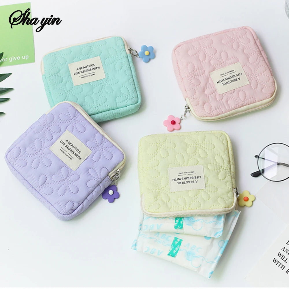 Women's Mini Travel Cosmetic Bag – Makeup & Card Organizer