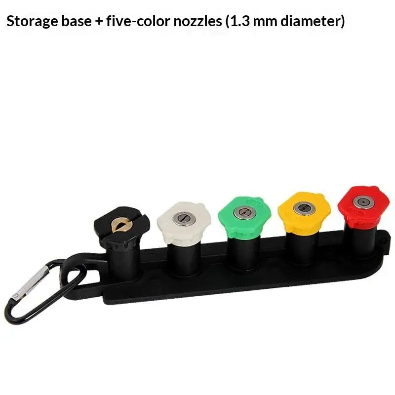 Universal Pressure Washer Tips Multiple Degrees Nozzle 1/4 Inch Quick Connect With Nozzle Holder 5 Spray Nozzle Tips Oasis Select 13