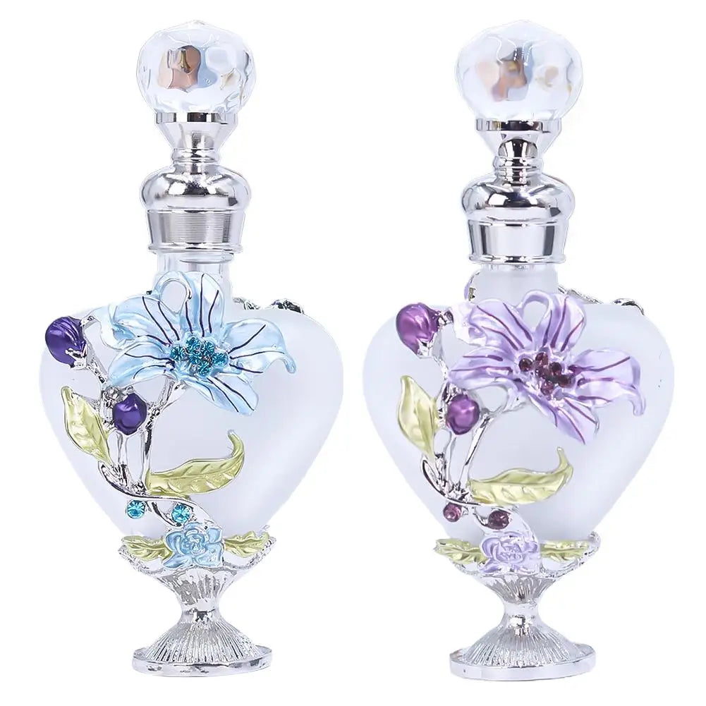 Crystal Vintage Style Perfume Bottle Refillable Perfume Atomizer Perfume Dispensers For Beauty Salon Arab Style Oasis Select