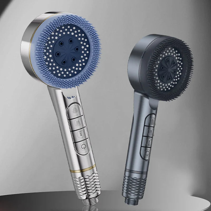 4-Speed Handheld Shower Head & Bracket Set | Rainfall Boost