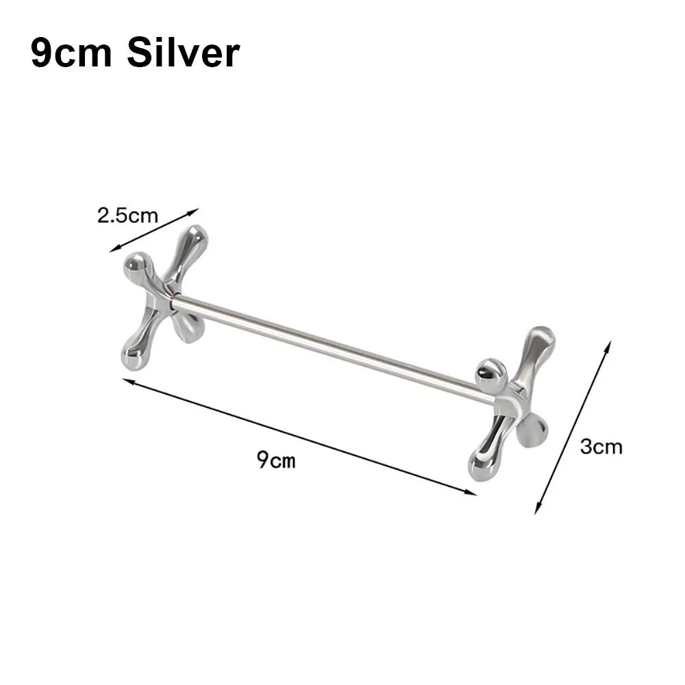 Plum Shape Stainless Steel Chopstick Holder & Tableware Rest