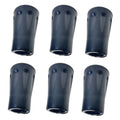 6 Piece Cane Climb Replacement Alpenstock Hike Protector Cap Tip Rubber Basket Snow Sport Trekking Pole Nordic Walk Stick Camp Oasis Select Type 2