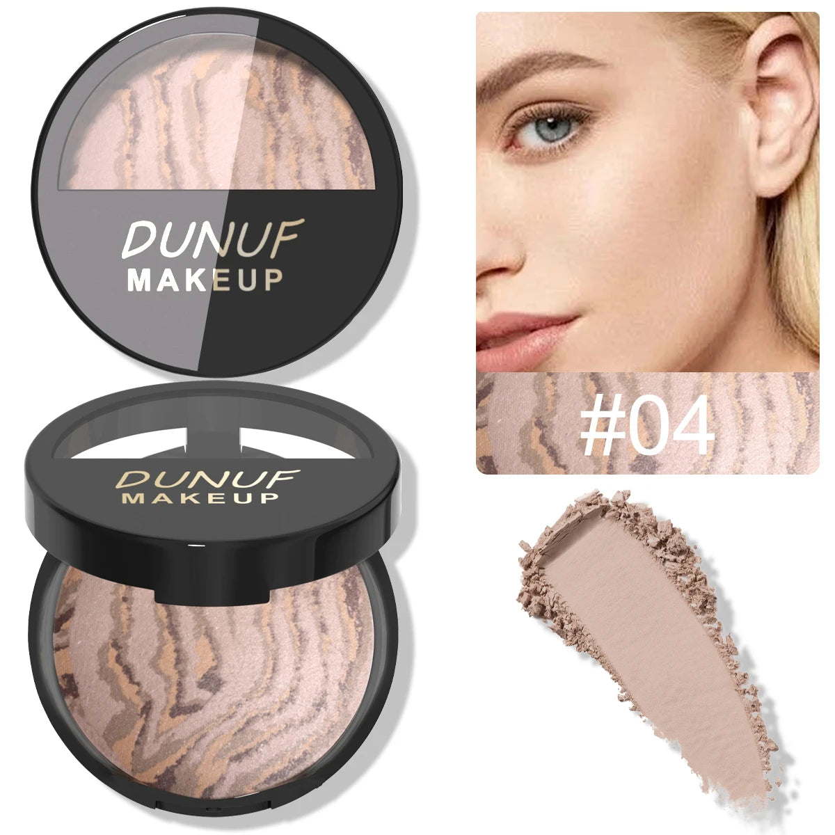 Contour Palette Nose Contour Matte Bronzer Waterproof Blendable Silky Long-Lasting Highly Pigmented Y2K Valentine's Day Gifts Oasis Select DFS-04 13g