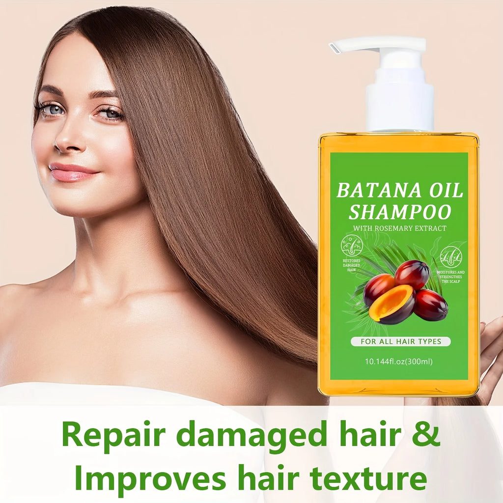 Organic Batana Oil Shampoo with Rosemary | All Hair Types Nourishing Shampoo Oasis Select