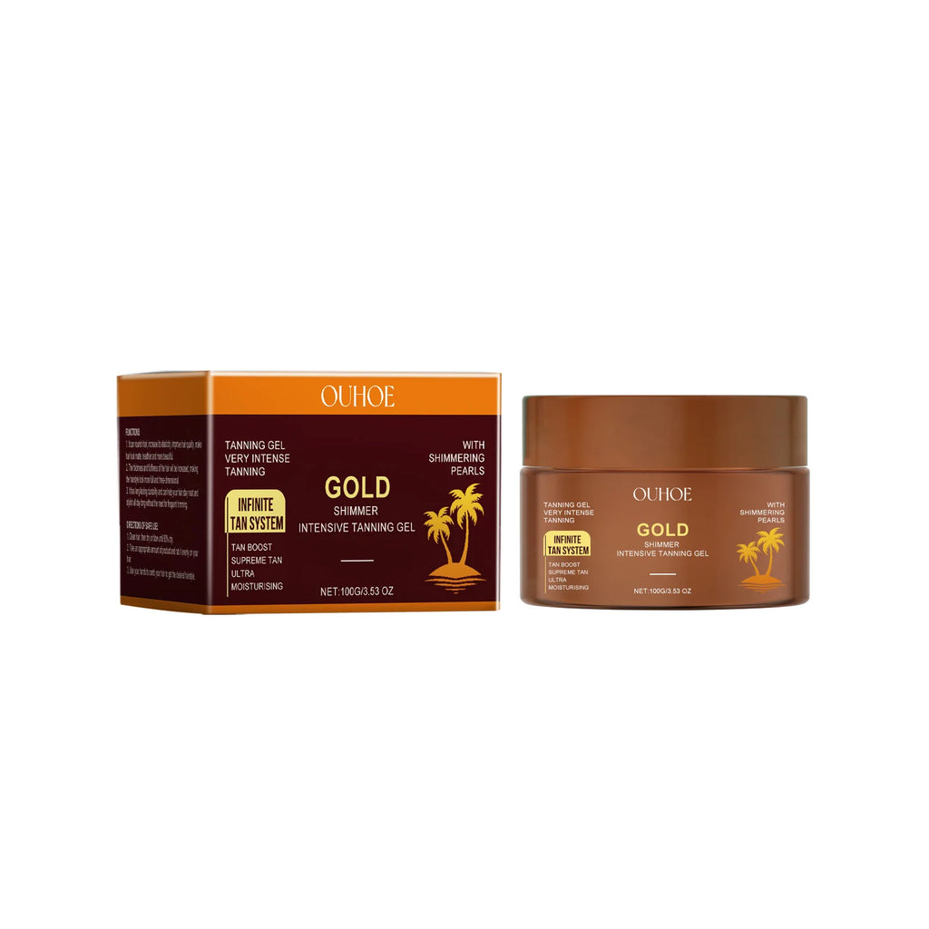 100G Intensive Tanning Lotion Enhance Golden Shimmer Sunless Gentle Tanning Moisturizing Prevent Dryness Nourishing Tanning Gel Oasis Select 100g United States