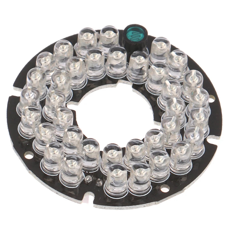 IR 36 LED Light Board Infrared Lamp Board Module for Day Night Vision Camera Security Camera High Definition IR LED 90 degrees Oasis Select
