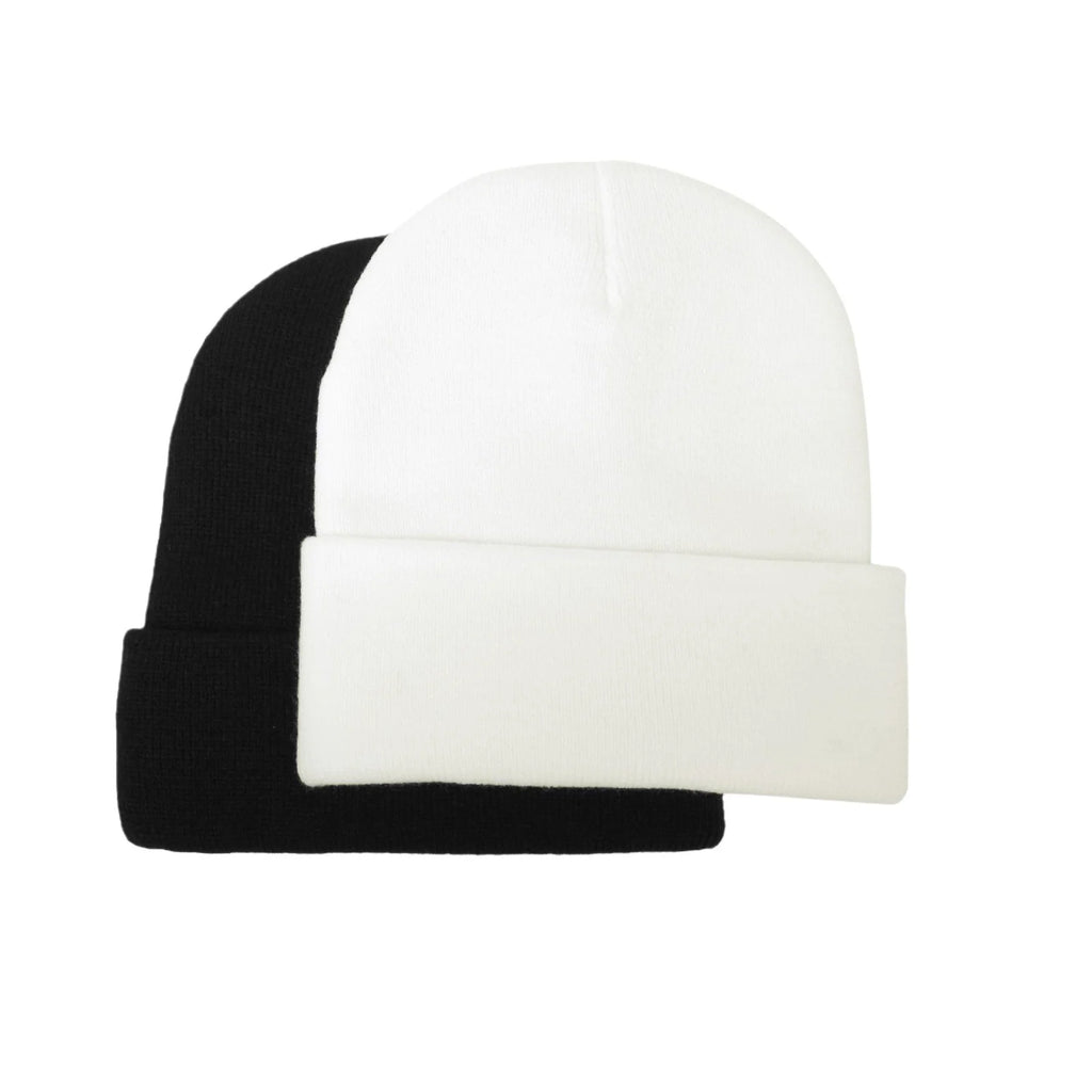 Embroidered Hat Knit Hat Adult Hat Autumn/Winter Hat Insulated Stylish Cold Weather Hat Bowler Hat Anti-Cold Oasis Select