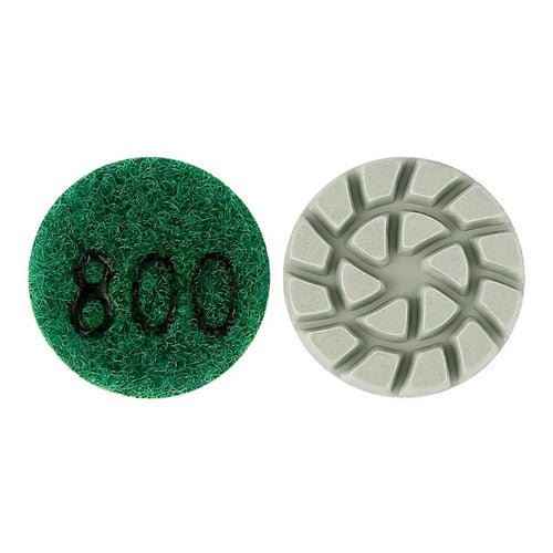 1inch 25mm Polishing Pad Wet Dry Buffer Grinding Disc For Marble Granite Concrete 50/100/200/400/800/1500/3000 Grit Oasis Select 800 Grit