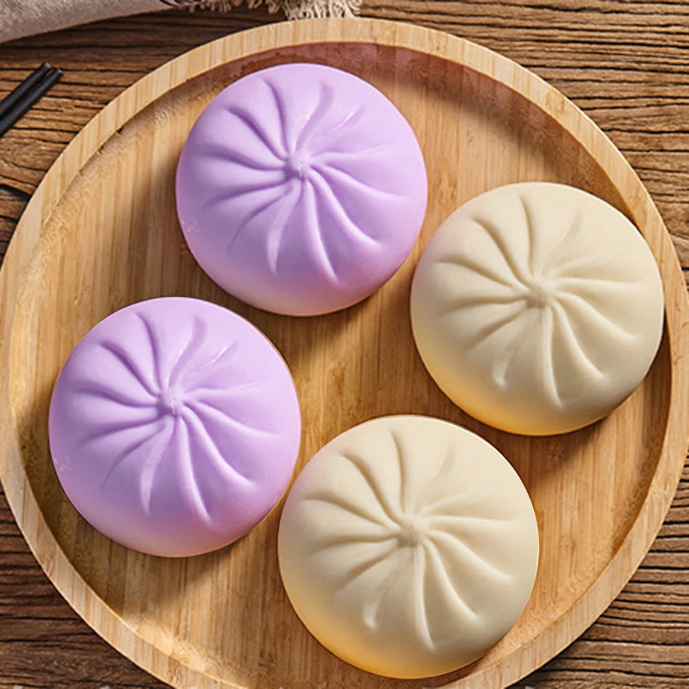 Steamed Bao Bun Squishy Slow-Rise Squeeze Toy | Fidget Fun