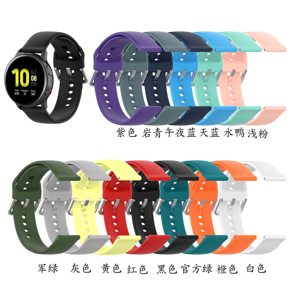 Silicone Watch Band 20mm 22mm – Polar, Garmin, Samsung & More Silicone Watch Band Oasis Select