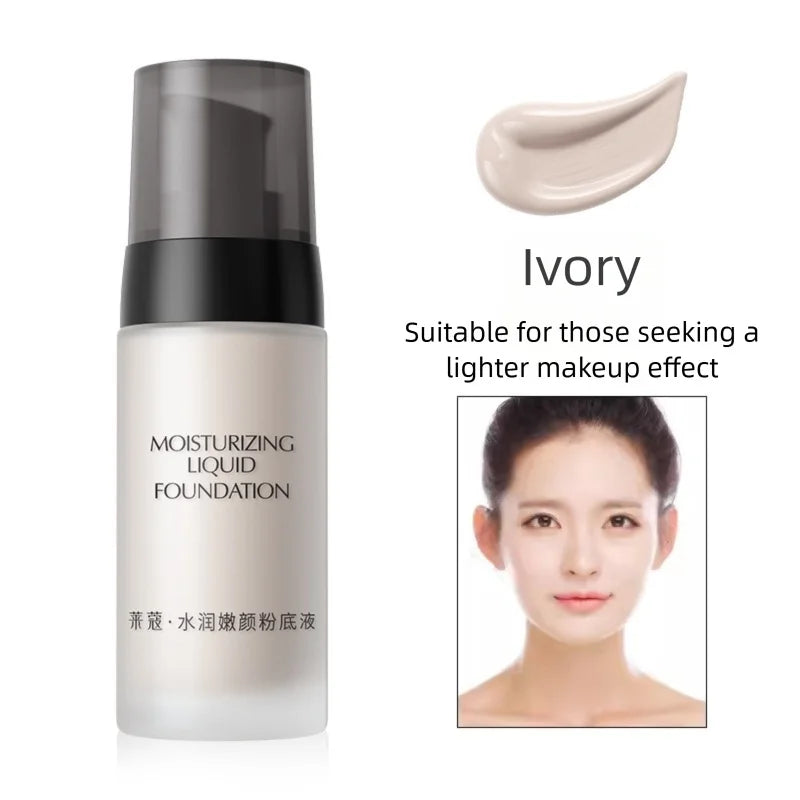 Long Lasting Oil Control Liquid Foundation Waterproof Brightening Concealer Natural Finish Moisturizing Professional Makeup Oasis Select LK81195