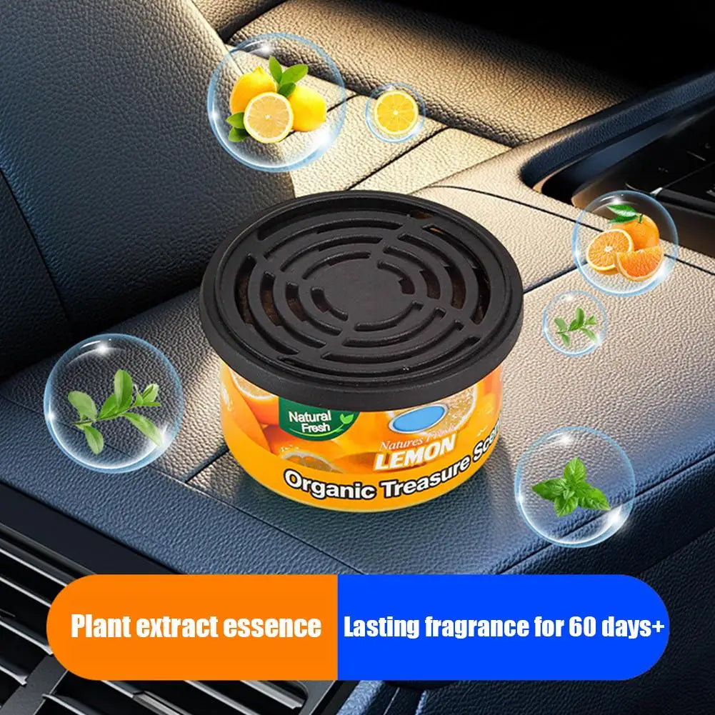 Car Air Freshener Coffee Scent – Long-Lasting Wood Block