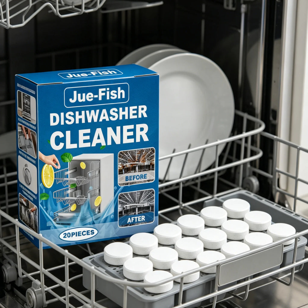 Jue Fish Dishwasher Cleaner Tablets – Descale & Deodorize 20pk Dishwasher Cleaner Tablets Oasis Select
