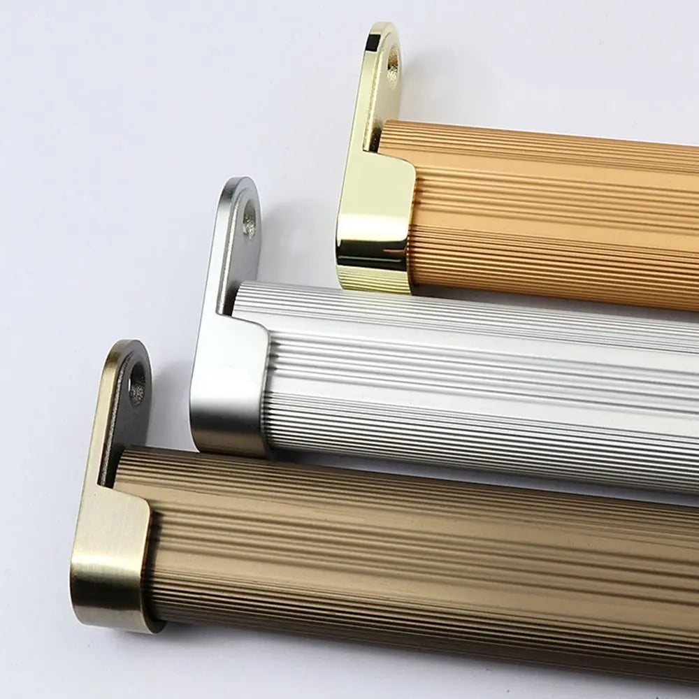 Zinc Alloy U-Shape Closet Rod Holders | Pole Sockets Set of 2