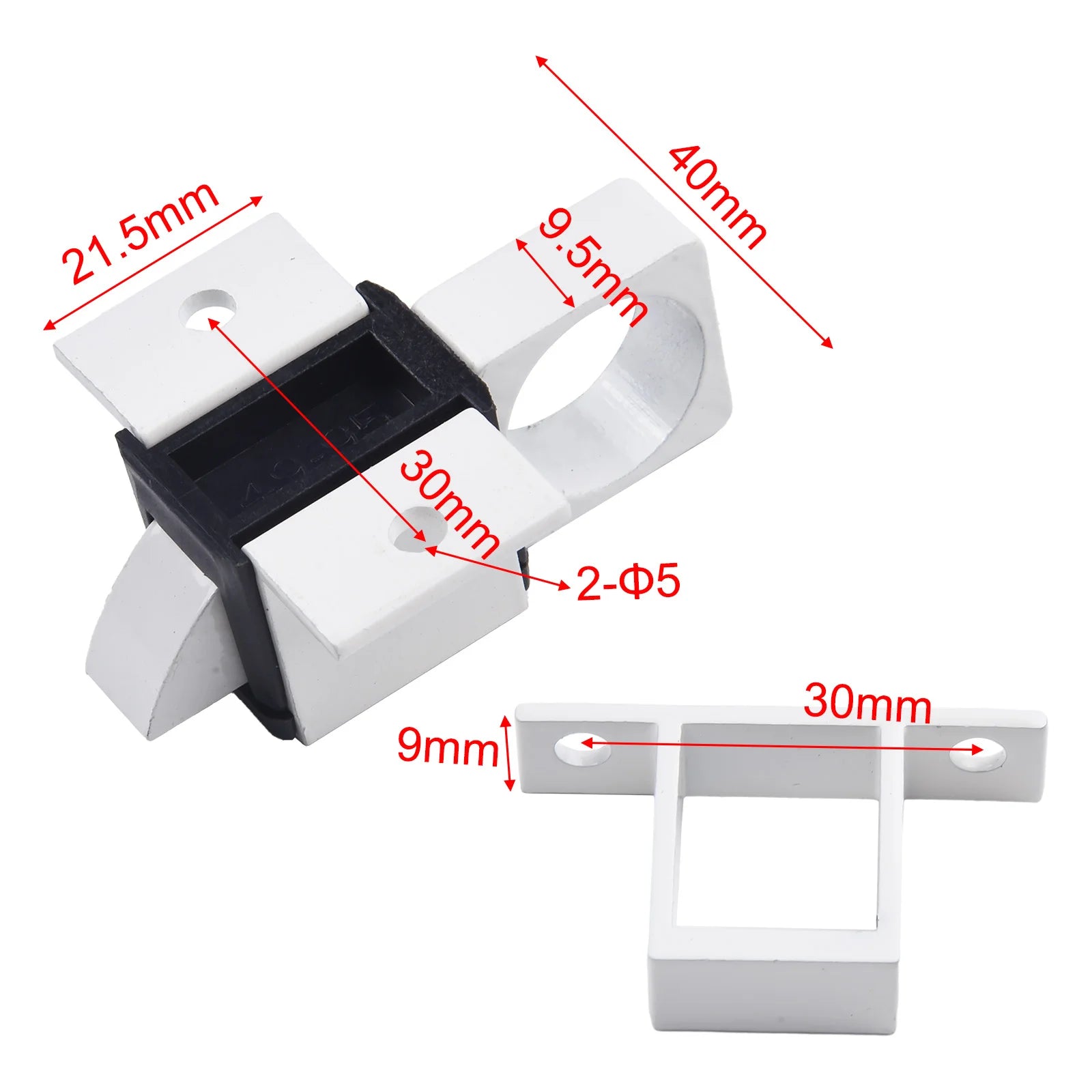 Automatic Door Bolt Latch Self-closing Security Pull-Ring Spring Bounce Door Bolt Lock Automatic Latch Lock Oasis Select