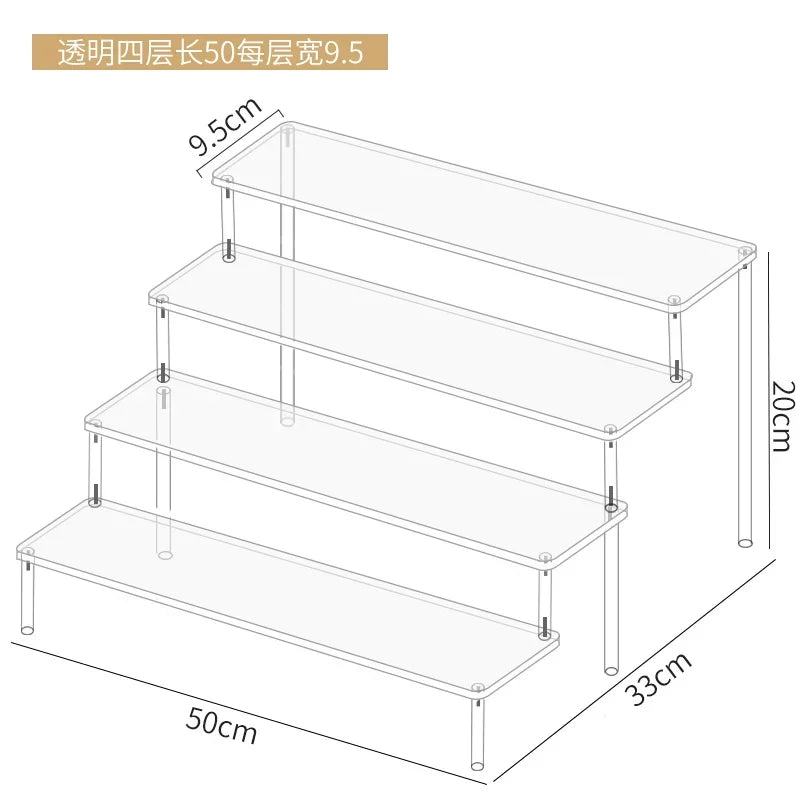 Clear Acrylic Display Stand | Perfume, Cupcake & Figurine Riser