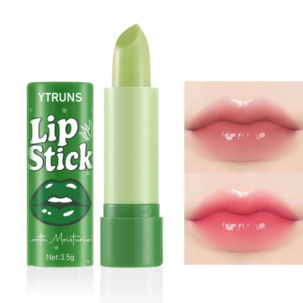 Aloe & Peach Lip Balm Stick – Sheer Gloss & Daily Moisture 3.5g