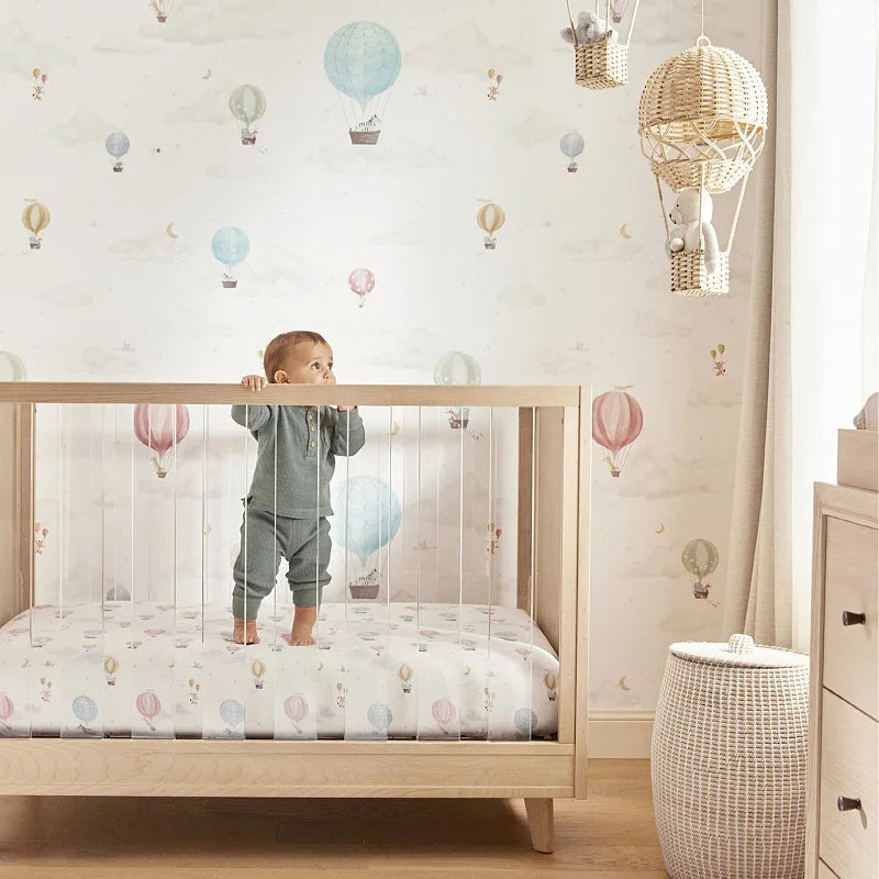 Nordic Style Children's Room Preschool Photography Agency Home Decor Items Hand-woven Rattan Hot Air Balloon Oasis Select