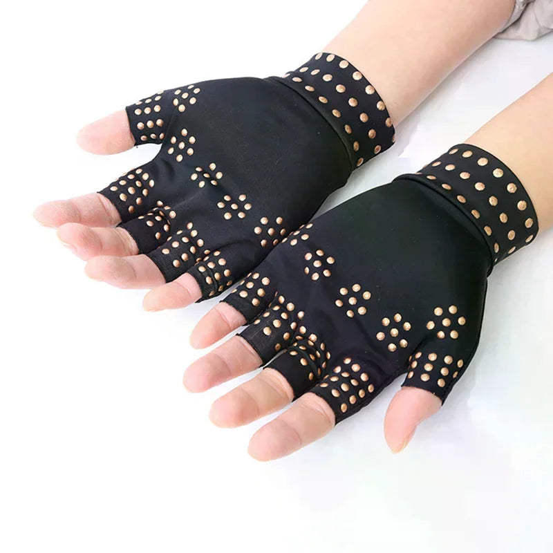 Magnetic Gloves Arthritis Treatment Compression Support Therapy Joint Pressure Non-slip Oasis Select