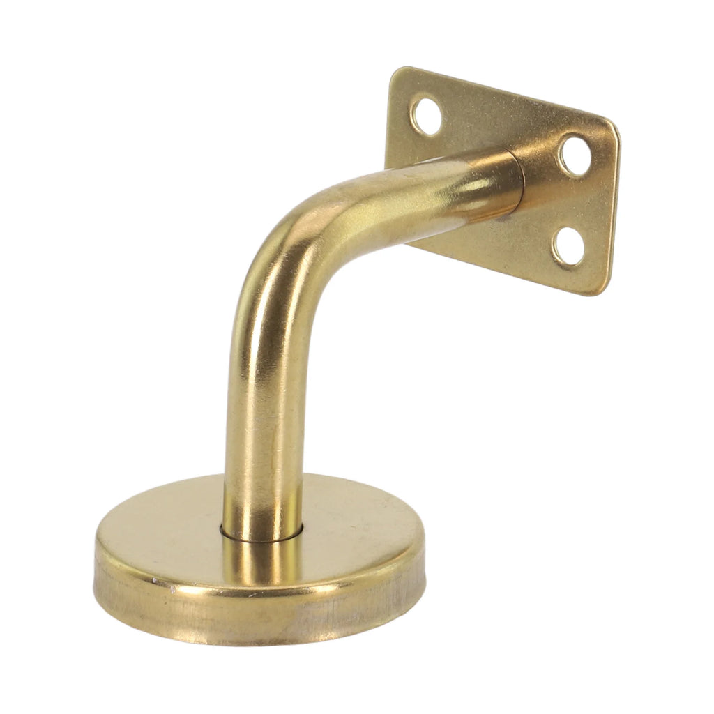 Stair Handrail Brackets Gold Handrail Bannister Support Stair Rail Bracket Balustrade Wall Mounted Balustrade Hardware Tools Oasis Select Flat