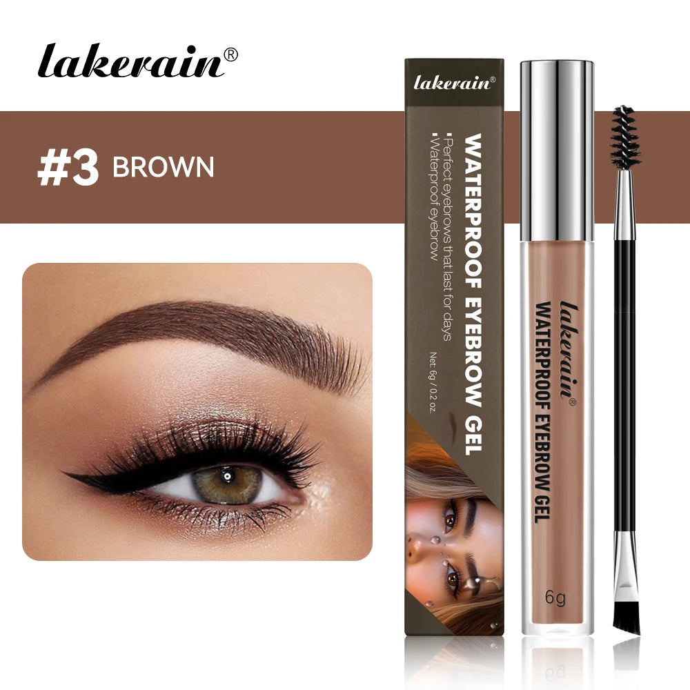 4 Colors Liquid 3D Eyebrow Styling Molding Gel Waterproof Transparent Refreshing Durable Natural Eyebrow Quick-drying Makeup Oasis Select 3