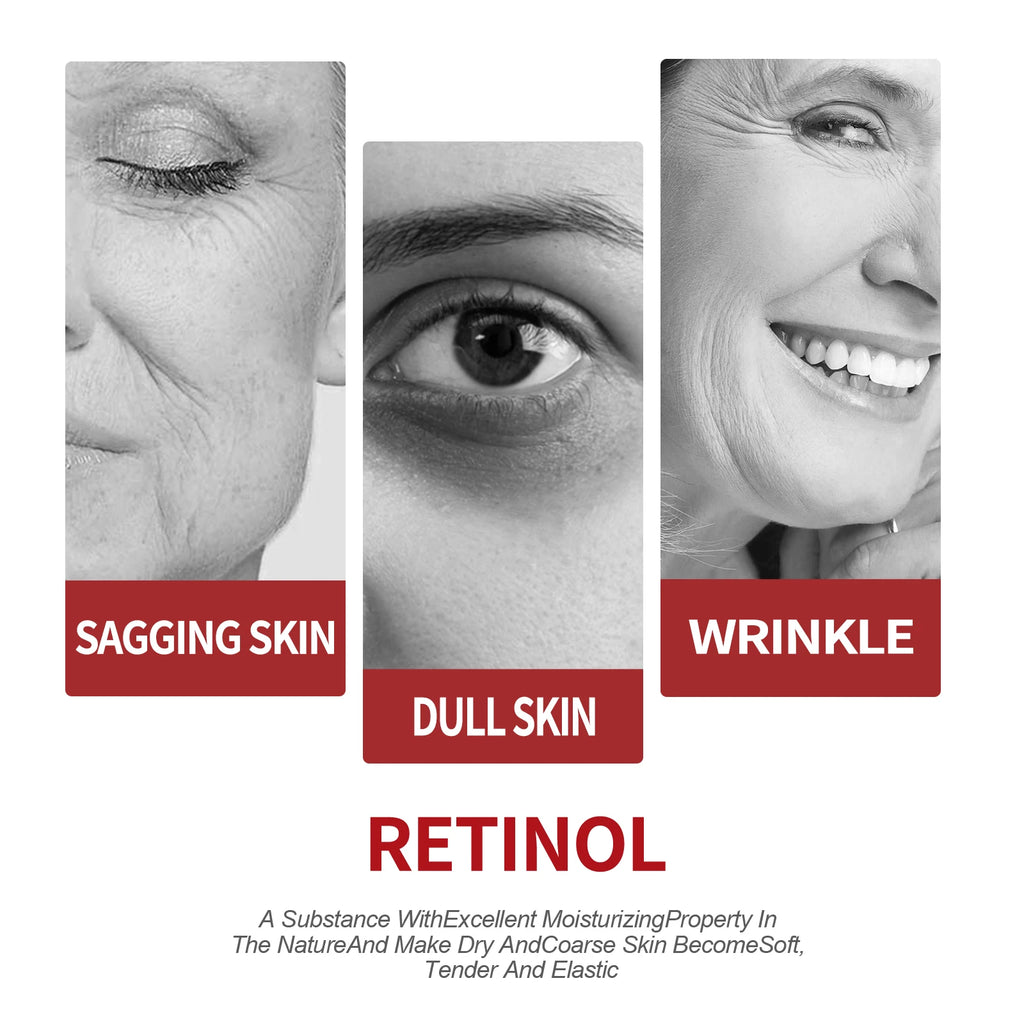 OUHOE Retinol Moisturizing Cream Anti-Wrinkle Fade Fine Lines Dark Circles Pore Tightening Moisturizing Anti-Aging Cream Oasis Select