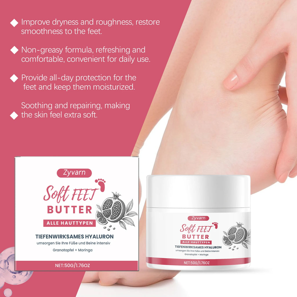 Zyvarn Soft Foot Butter Cream – Moisturizing Heel Balm 50g
