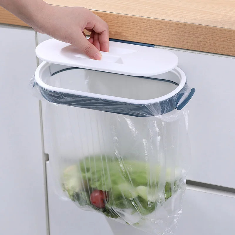 Hanging Trash Bag Holder Rack – Kitchen & Bathroom Organizer Trash Bag Holder Oasis Select