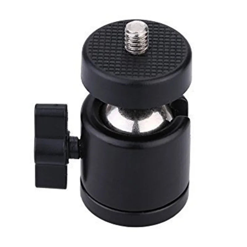 1/4 Swivel Mini Ball Head Screw Tripod Mount Adapter For GoPro 12 11 10 9 DSLR Camera Camcorder Light Bracket Camera Accessories Oasis Select