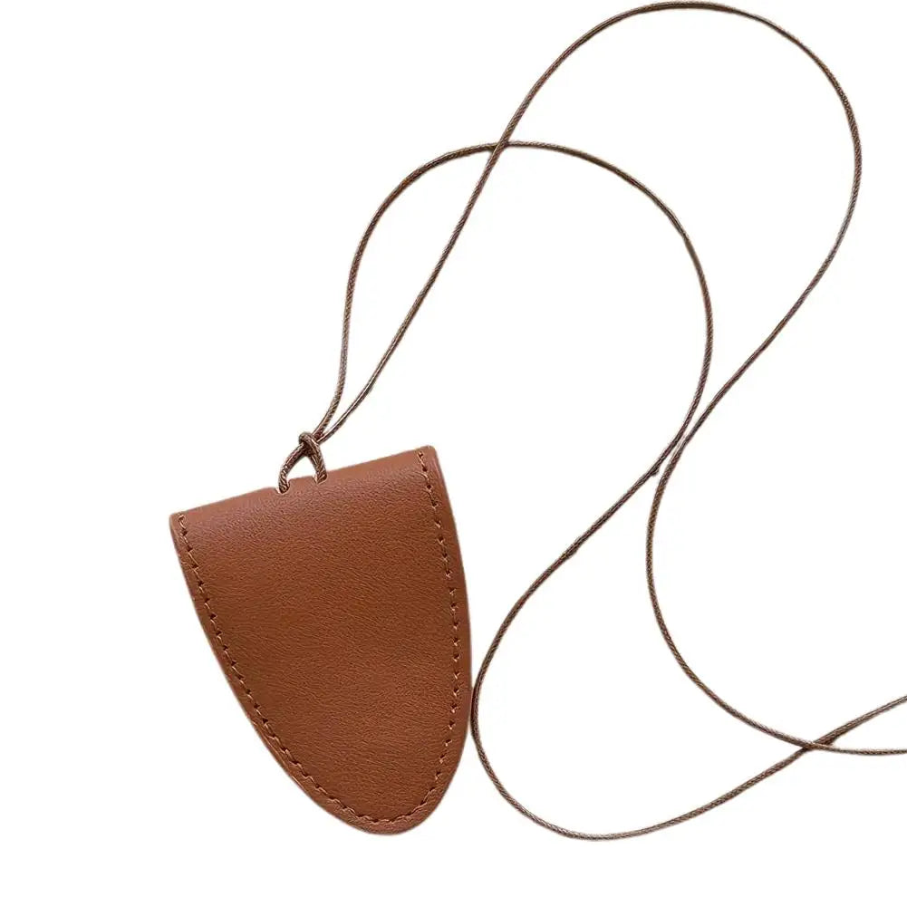 Leather Glasses Neck Lanyard Holder – Unisex Eyewear Pouch