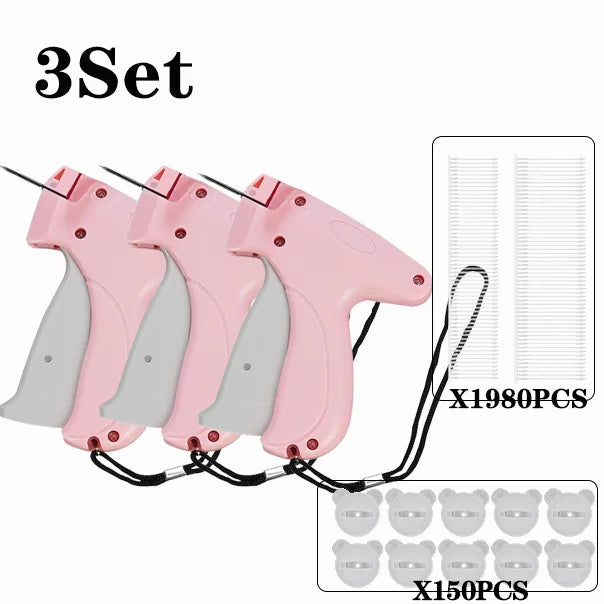 Garment Label Gun Quilt Holder Hangtag Gun Soft Silicone Pinless Snap Single Needle Sewing Gun Non-Tracking Sheet Anti-slip Tool Oasis Select 3Set