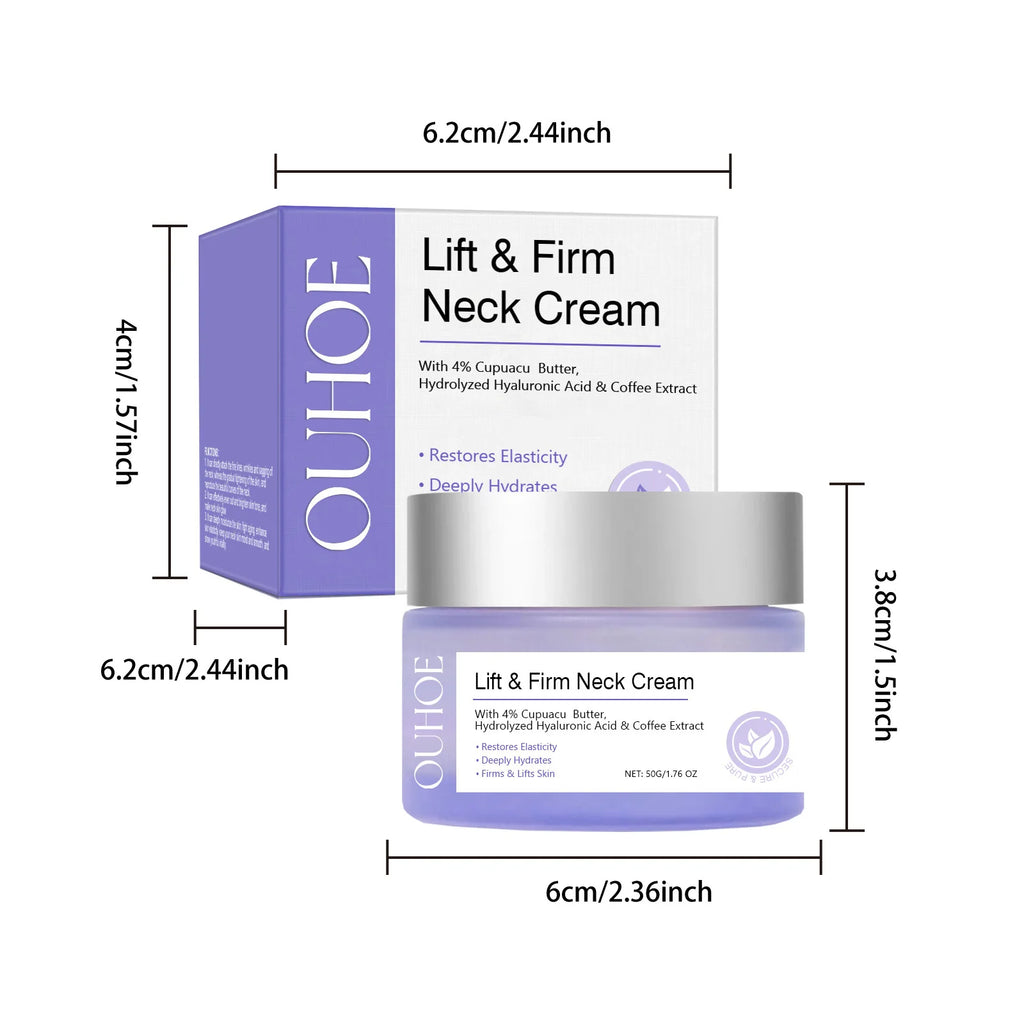 Tighten Lift Neck Cream Firming Reduce Fine Lines Brightening Nourish Smoothing Lasting Moisturize Neck Rejuvenation Care Lotion Oasis Select