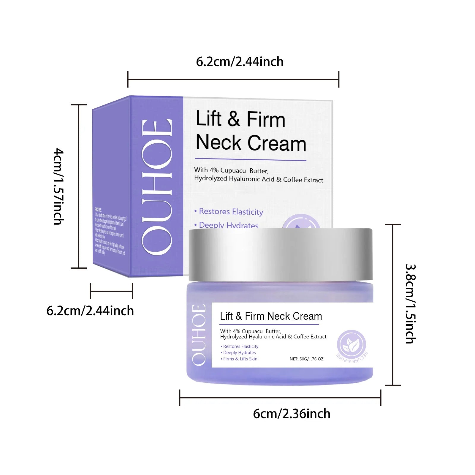 Tighten Lift Neck Cream Firming Reduce Fine Lines Brightening Nourish Smoothing Lasting Moisturize Neck Rejuvenation Care Lotion Oasis Select