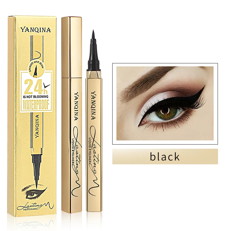 YANQINA Waterproof Liquid Eyeliner Pen – Matte Quick-Dry