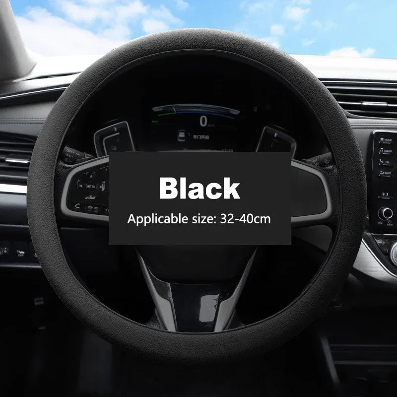 Silicone Steering Wheel Cover | Non-Slip Universal 32–40cm