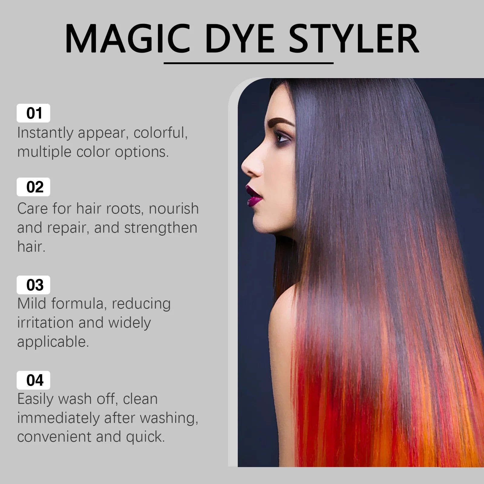 6 Colors Hair Wax Dye White Blue Brown Natural Matte Nourish Oasis Select