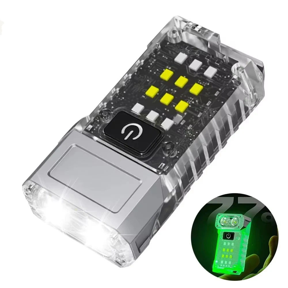 ESMARTER Mini Rechargeable LED Flashlight | Magnetic COB Torch