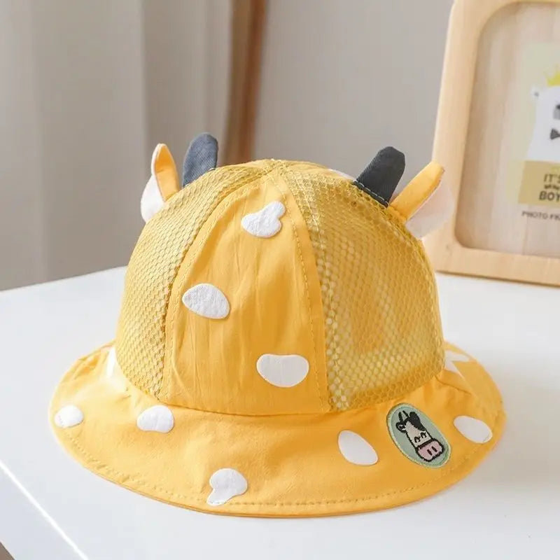 Kids Hat Lightweight Sunscreen Fisherman Cap Stylish Outdoor Sun Hat for Baby Boys Girls Spring Summer Activities Oasis Select Yellow 45-49cm