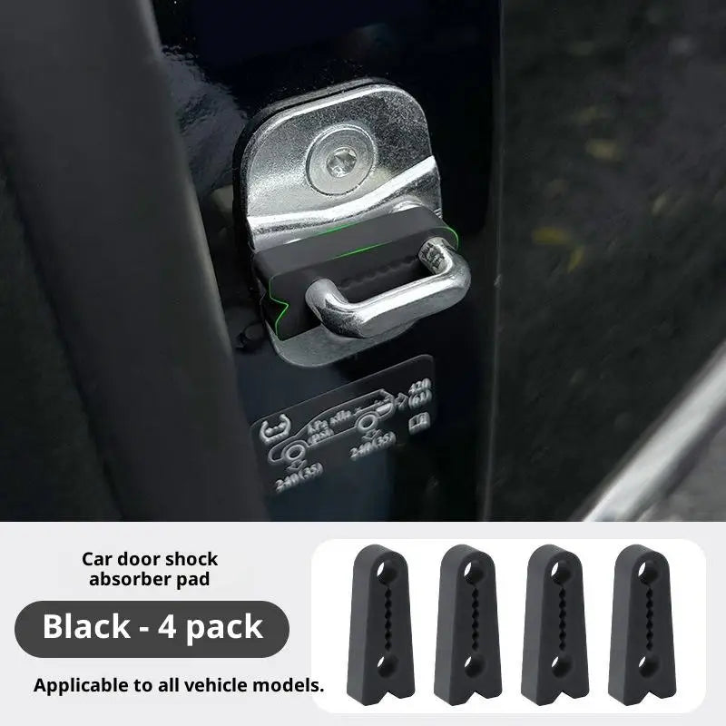 4Pcs Car Door Lock Buffer Pads – Quiet Close for Audi A1 A3 Q2 Q3