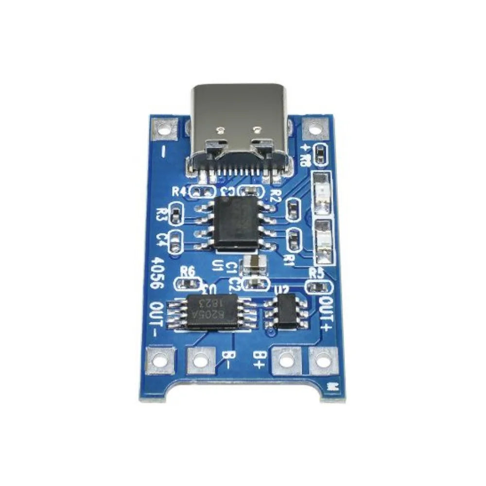 10/5/1Pcs 5V 1A Type-c 18650 TP4056 Lithium Battery Charger Module Charging Board With Protection Dual Functions Li-ion Oasis Select 1pcs