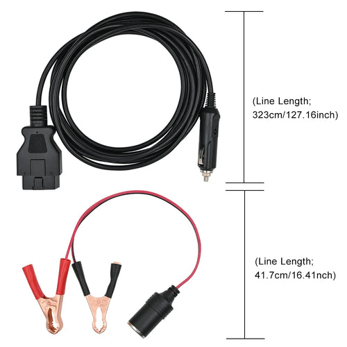 12V OBD II Car Battery Memory Saver – Cigarette Lighter Extension Car Memory Saver Oasis Select