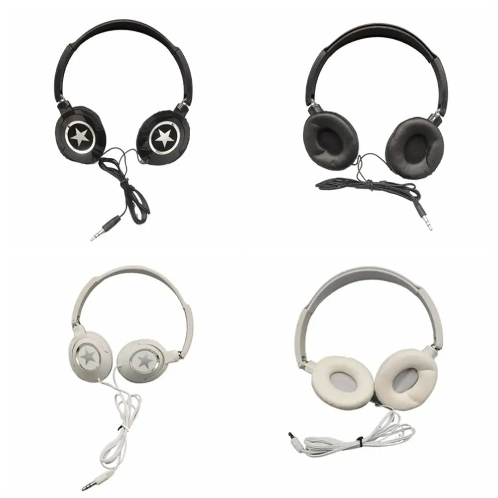 Sound Wired Headphones Over Ear Headset Bass HiFi Sound Music Stereo Earphones Flexible Adjustable Headset For PC Mobile Oasis Select